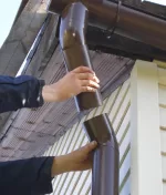 Основные этапы монтажа водостока на высоте