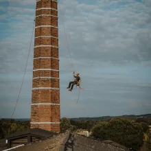 Демонтаж дымовых труб-1